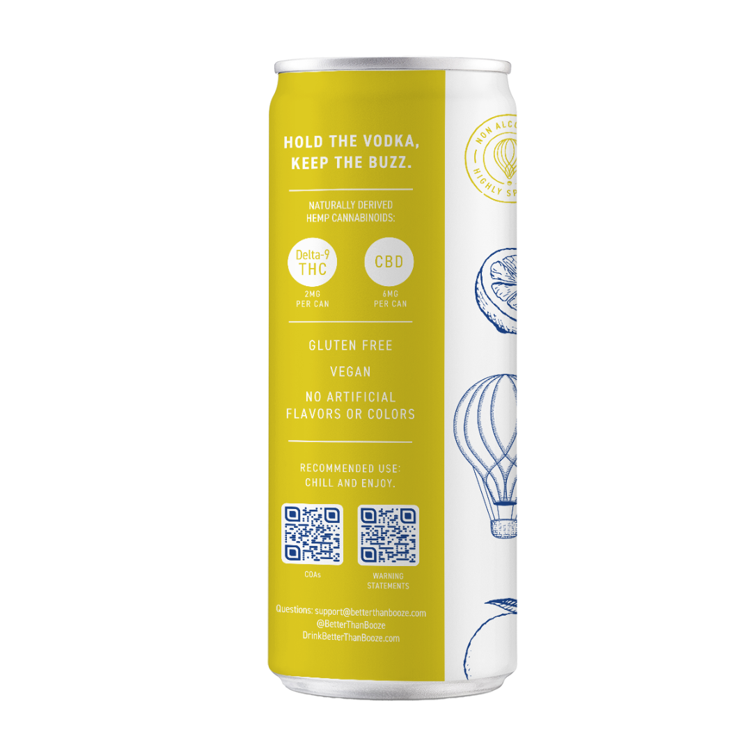 CBD + THC Lemon Drop Martini