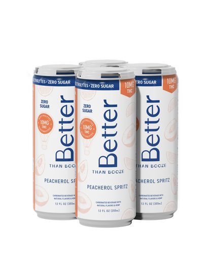 10MG THC Peacherol Spritz, ZERO sugar + Electrolytes