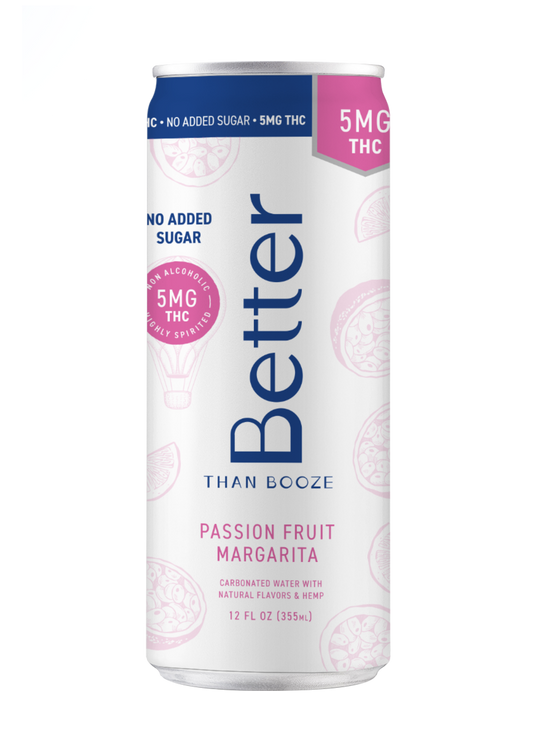 5MG THC Passionfruit Margarita, ZERO sugar + Electrolytes
