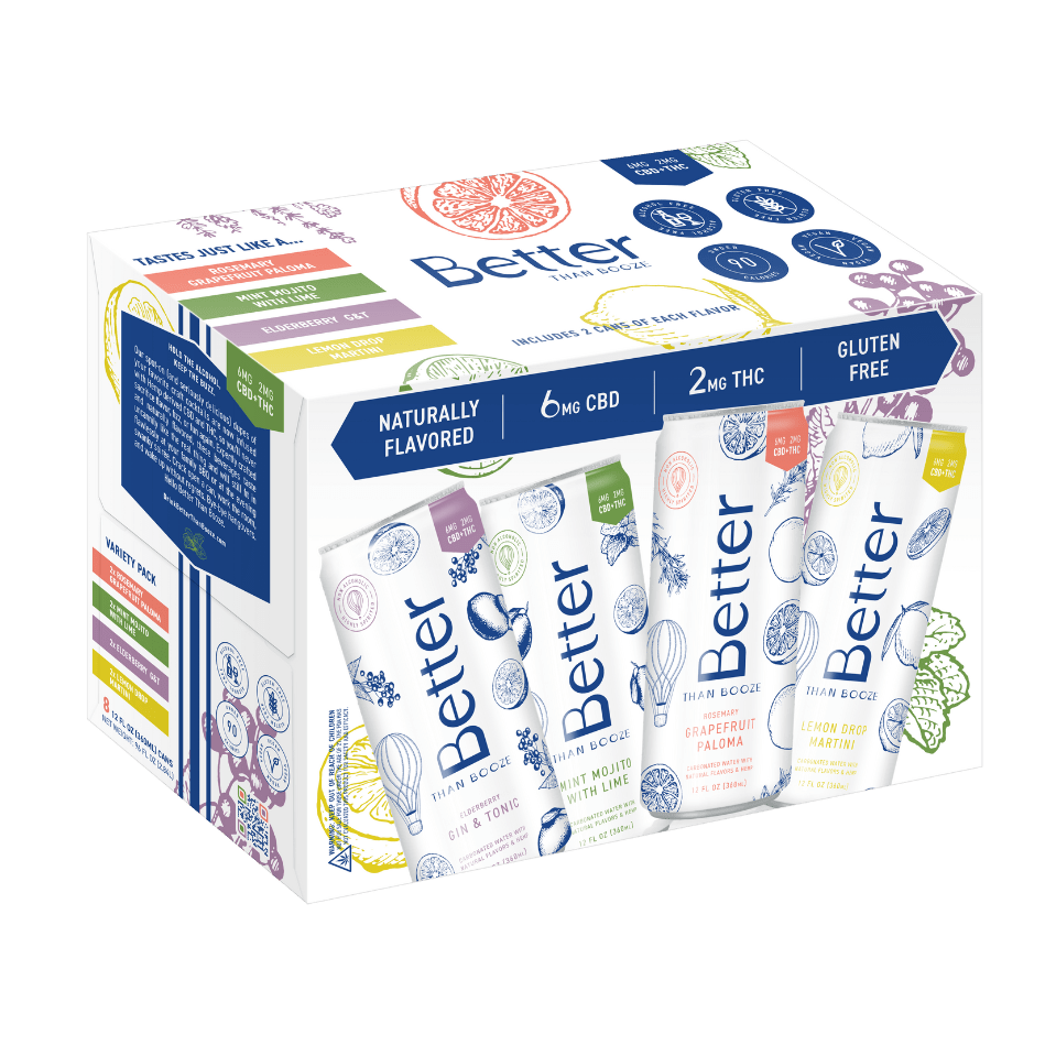 CBD + THC Variety 8 Pack