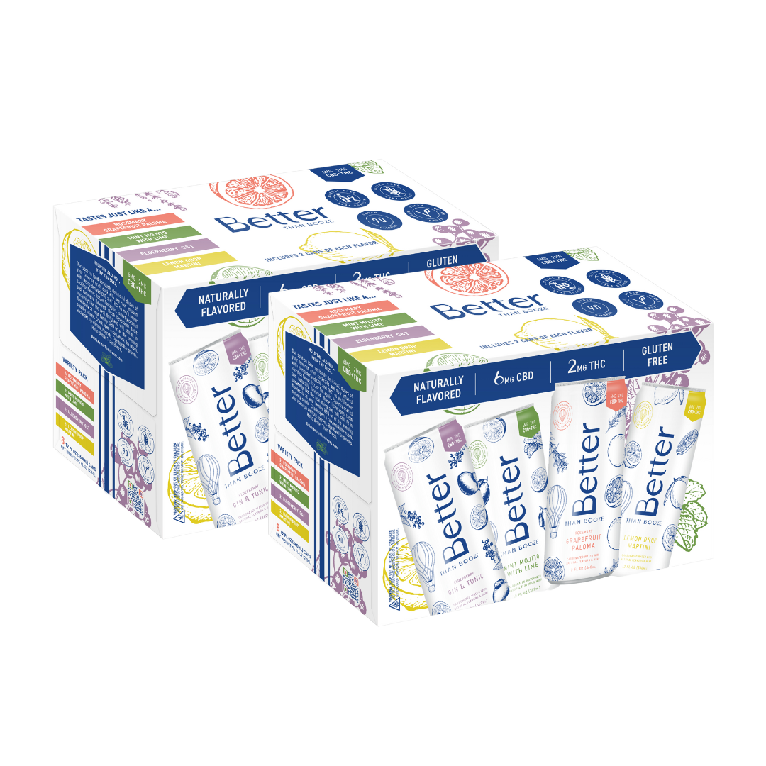 CBD + THC Variety 8 Pack