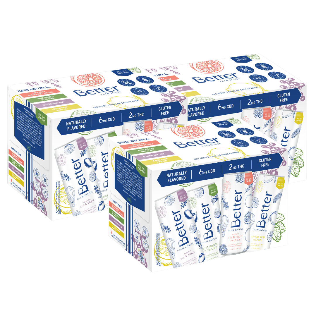 CBD + THC Variety 8 Pack
