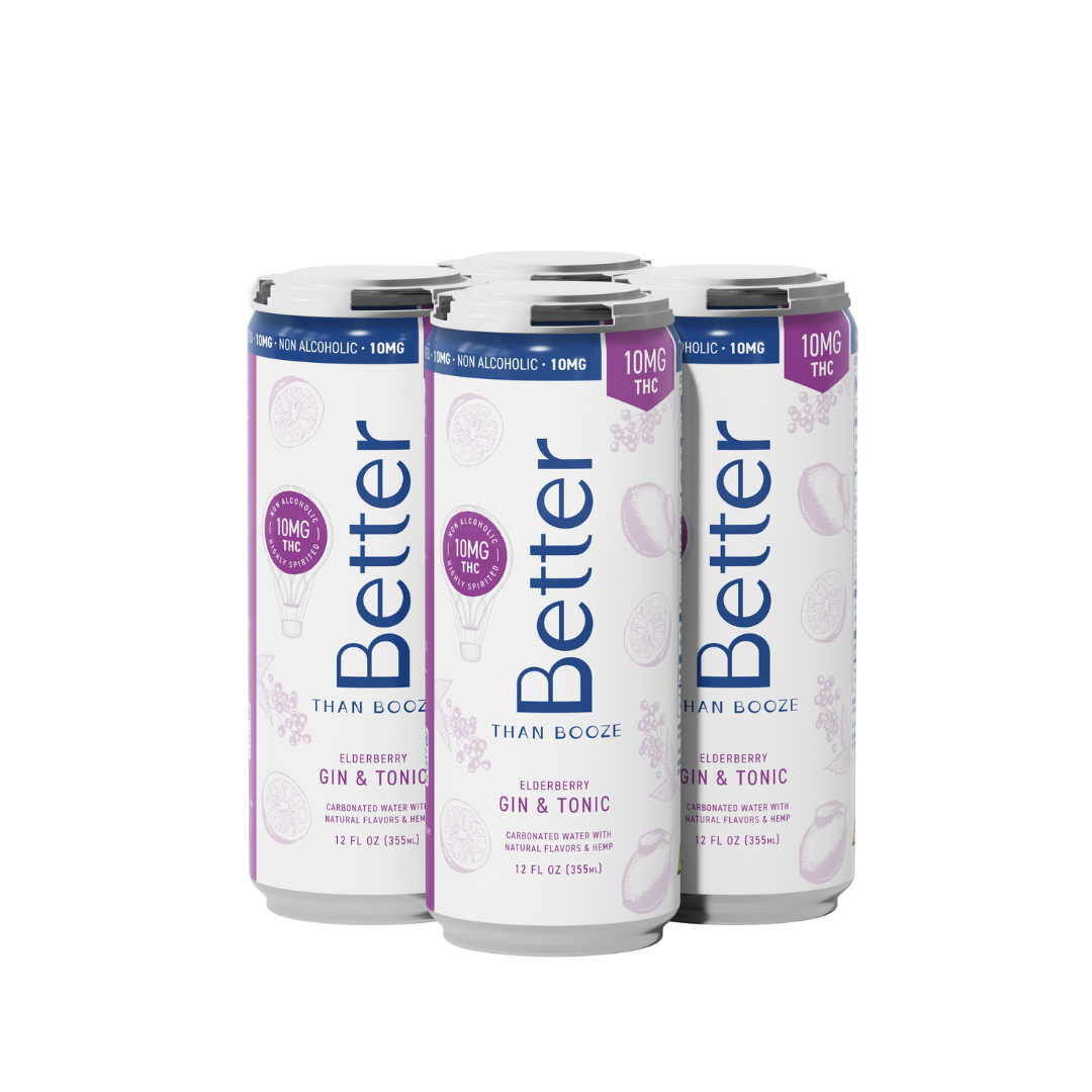 10MG THC Elderberry Gin & Tonic